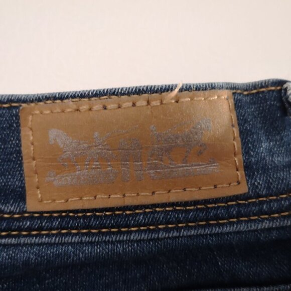 Levi's Ladies 512 Perfectly Slimming Bootcut Medium Wash Blue Jeans - Picture 4 of 11